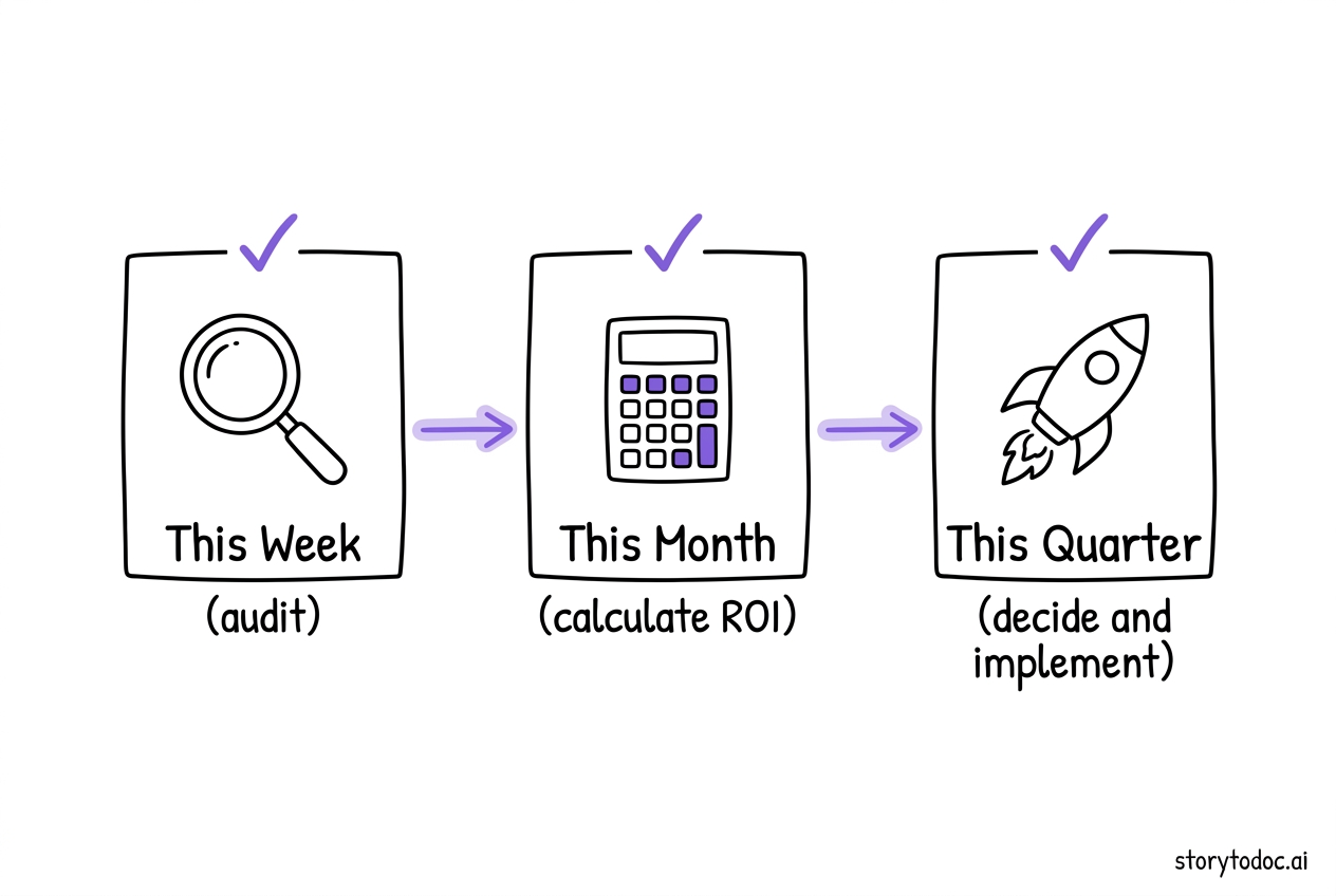 Product team celebrating streamlined documentation workflow
